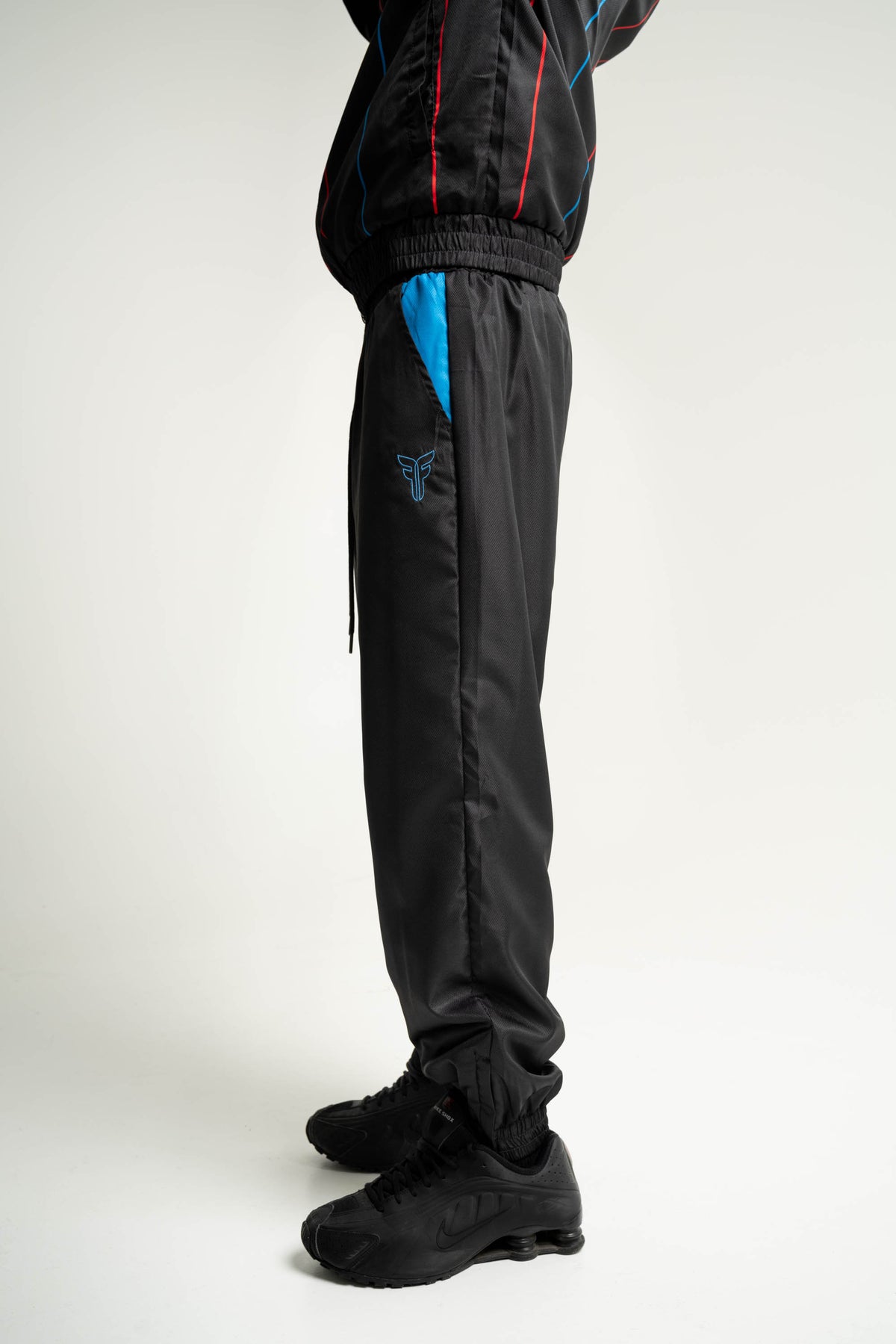 FRANZAFORTA TRACKSUIT PANTS BLACK