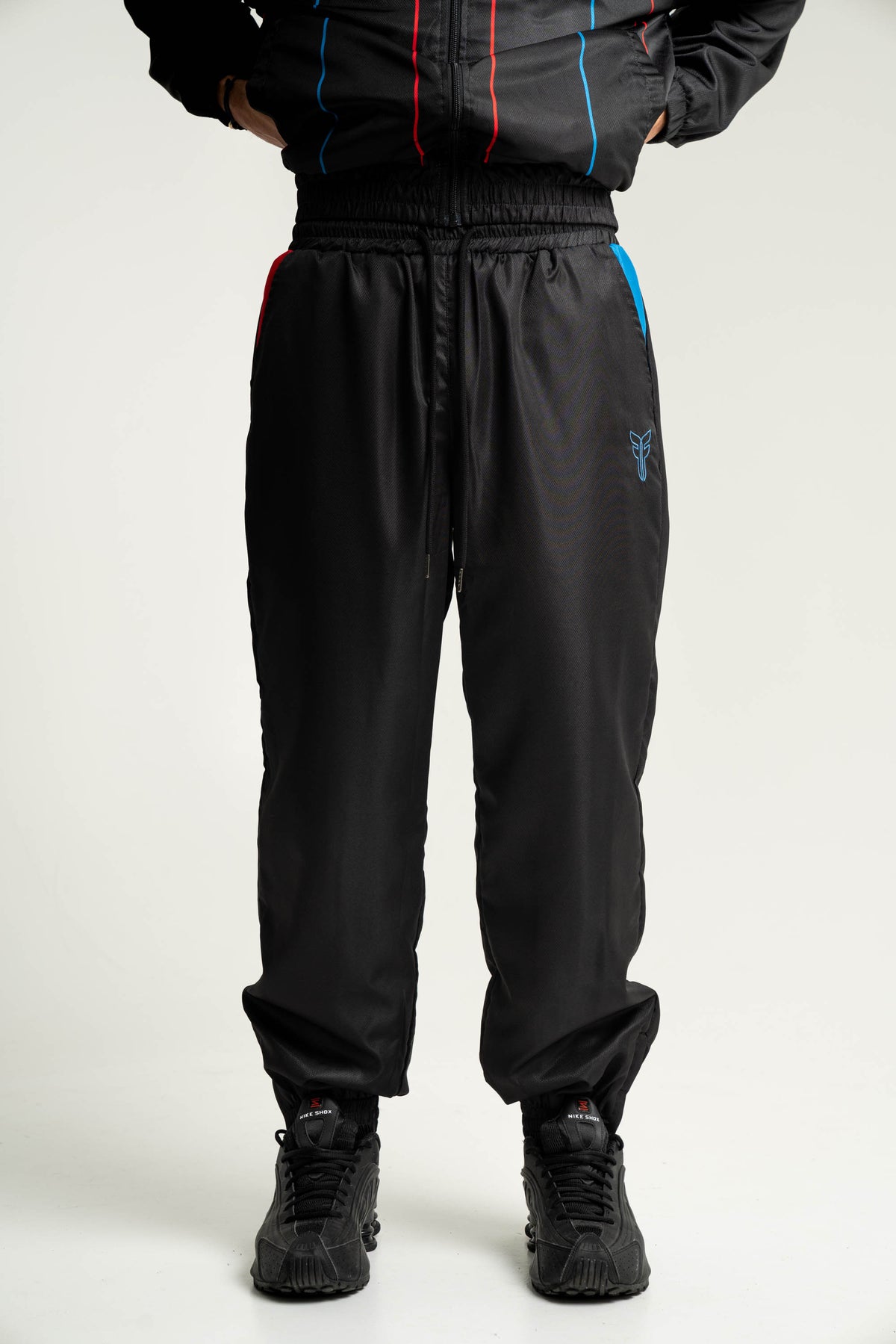 FRANZAFORTA TRACKSUIT PANTS BLACK