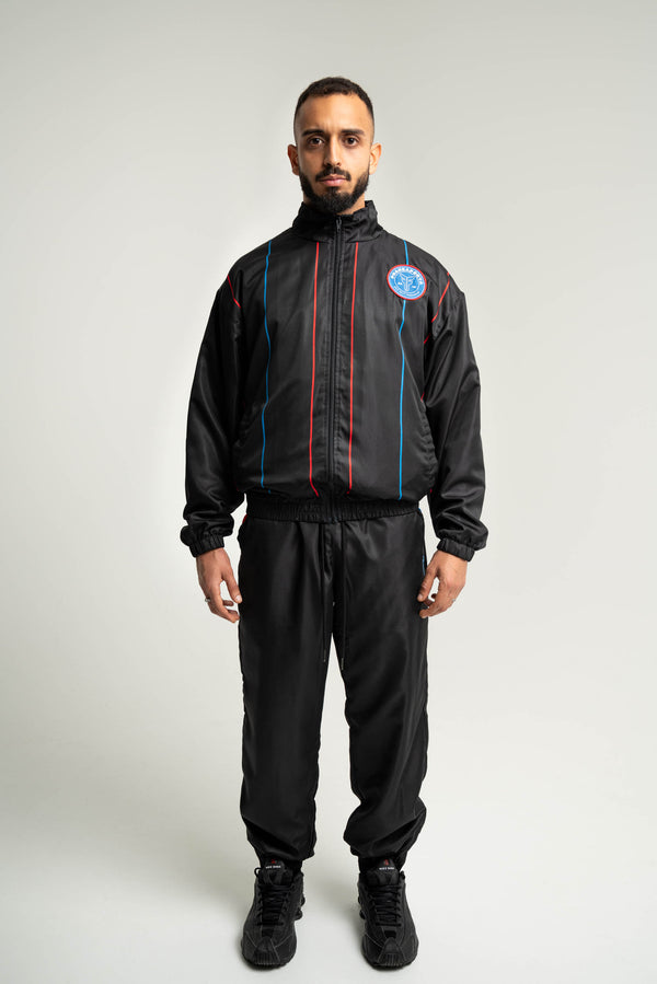 FRANZAFORTA TRACKSUIT JACKET BLACK