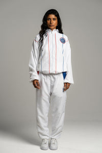 FRANZAFORTA TRACKSUIT JACKET WHITE