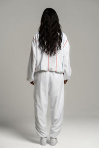 FRANZAFORTA TRACKSUIT JACKET WHITE