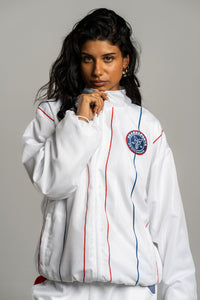 FRANZAFORTA TRACKSUIT JACKET WHITE