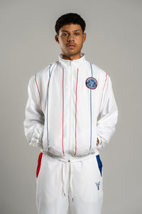 FRANZAFORTA TRACKSUIT JACKET WHITE