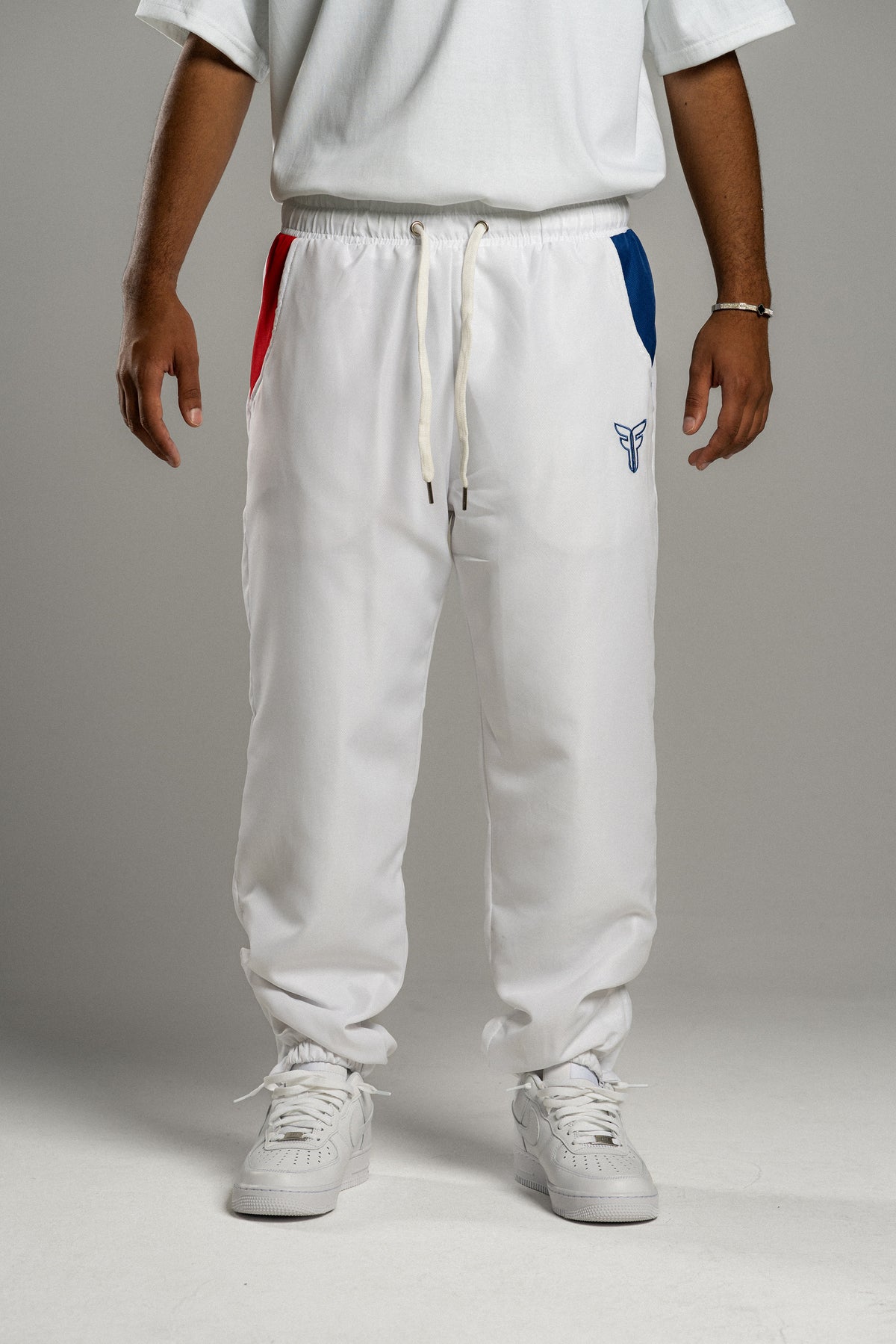 FRANZAFORTA TRACKSUIT PANTS WHITE