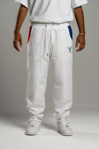 FRANZAFORTA TRACKSUIT PANTS WHITE