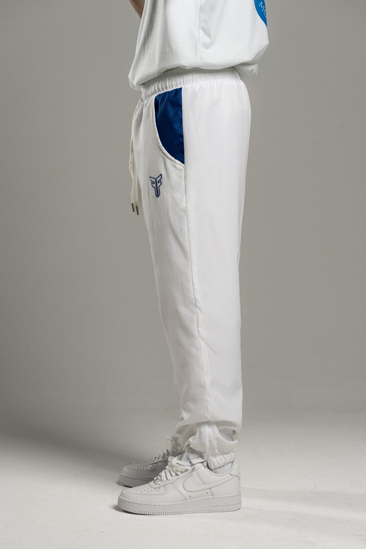 FRANZAFORTA TRACKSUIT PANTS WHITE