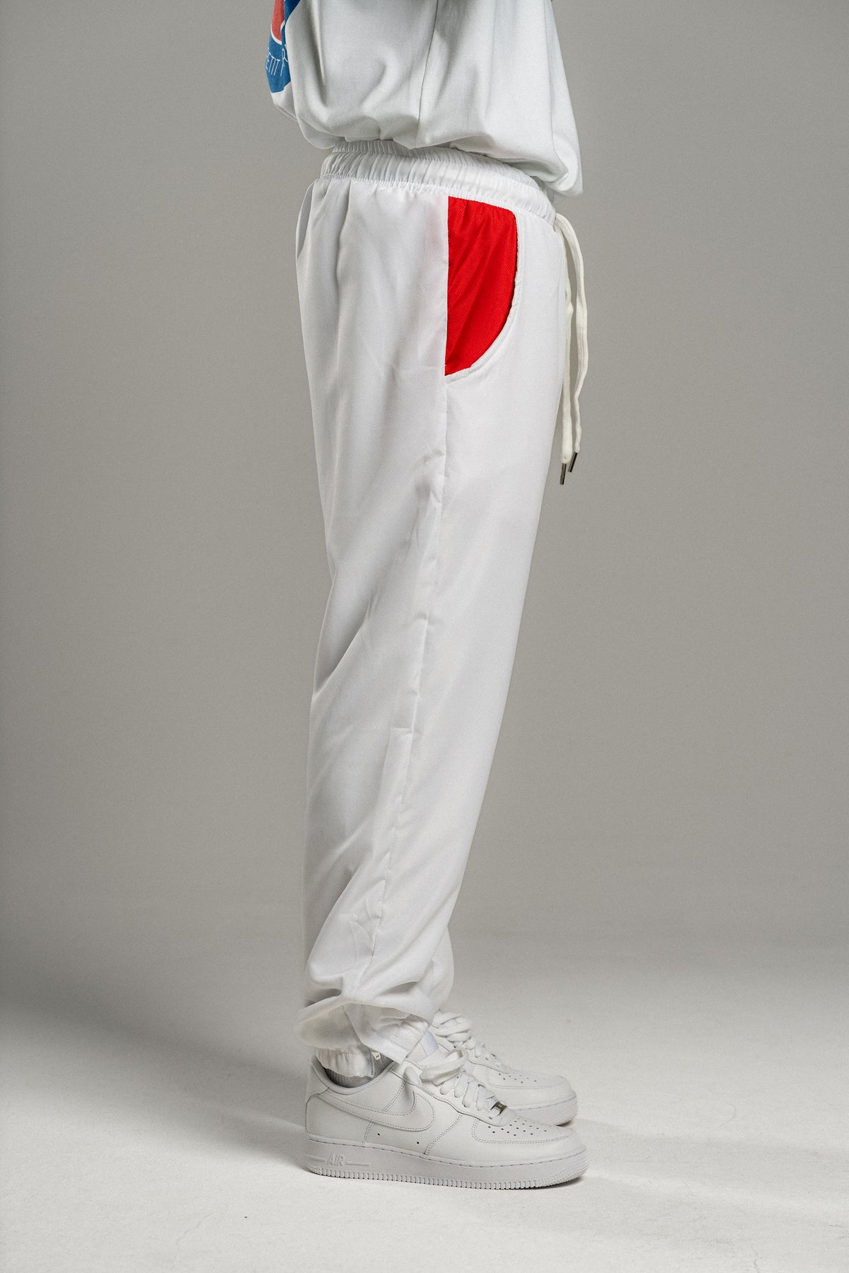FRANZAFORTA TRACKSUIT PANTS WHITE